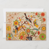鳥と蝶の招待状 招待状 (正面)