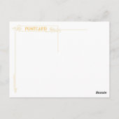 鳥と蝶はがき ポストカード (裏面)