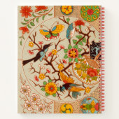 鳥と蝶スパイラルノート ノートブック (裏面)