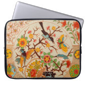 鳥と蝶ネオプレンラップトップスリーブ ラップトップスリーブ (正面)