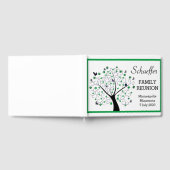 鳥と蝶モダンの木 ゲストブック (全面)