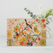 鳥と蝶招待状 招待状 (スタンド正面)