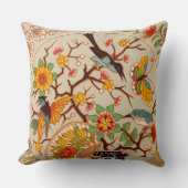 鳥と蝶装飾用クッション クッション (正面)
