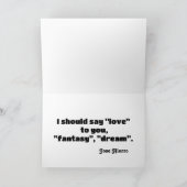 鳥と詩の花 カード (内部)