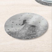 鳥と踊る ラウンドペーパーコースター (アングル)