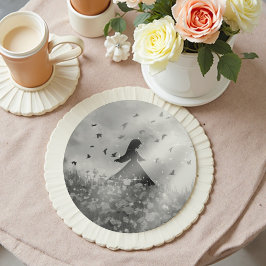 鳥と踊る ラウンドペーパーコースター