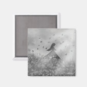 鳥と踊る I マグネット (正面/裏面)