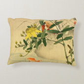 鳥と金魚 アクセントクッション (裏面)