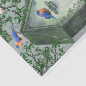 鳥と開花 薄葉紙 (詳細)