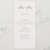 鳥と離れテーマ、ロマンチックな鳥のメニュー メニュー (正面)