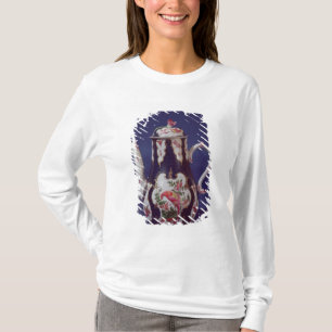 鳥と飾られるウスターのコーヒーポット Tシャツ