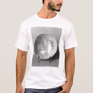 鳥と飾られる皿 Tシャツ