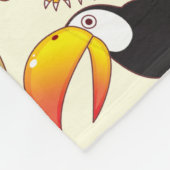 鳥と鳥の詳細フリースブランケット フリースブランケット (角)