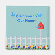 鳥と鳥小屋が我が家にようこそ