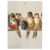 鳥と鳩のライン クリップボード (裏面)