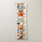 鳥と鳩のライン ボディピロー (裏面 (縦))