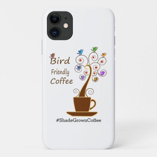 鳥に優しいコーヒー Case-Mate iPhoneケース (裏面)