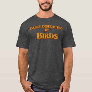 鳥に気を取られやすい少年へのギフト Tシャツ