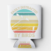 鳥に簡単に気を散らす鳥 缶クーラー (裏面)