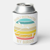 鳥に簡単に気を散らす鳥 缶クーラー (缶裏面)
