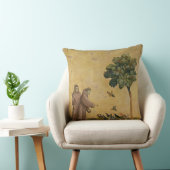 鳥に説教するAssisiのSt Francis クッション (椅子)