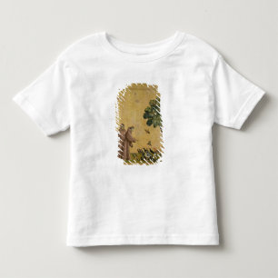 鳥に説教するAssisiのSt Francis トドラーTシャツ