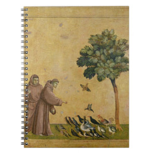 鳥に説教するAssisiのSt Francis ノートブック