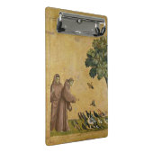 鳥に説教するAssisiのSt Francis ミニクリップボード (アングル)