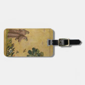 鳥に説教するAssisiのSt Francis ラゲッジタグ (正面横)