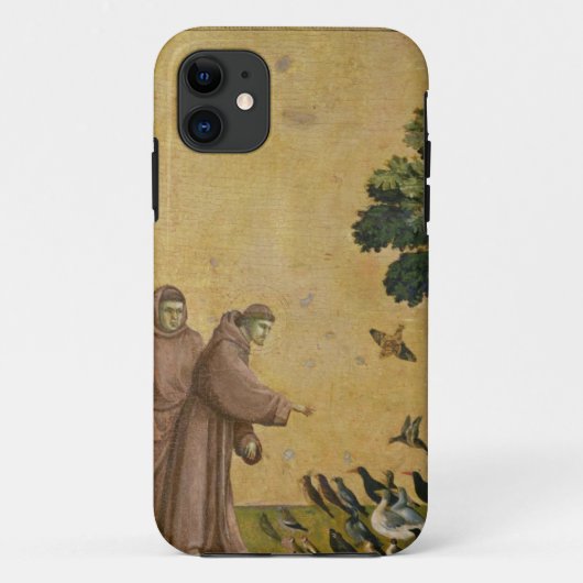 鳥に説教するAssisiのSt Francis Case-Mate iPhoneケース (裏面)