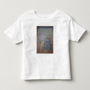 鳥に説教するSt Francis 1297-99年 トドラーTシャツ