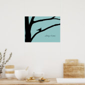 鳥のいる木 ポスター (キッチン)