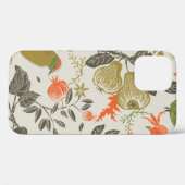 鳥のいる果物園。シームレスパターン Case-Mate iPhoneケース (裏面 (横))