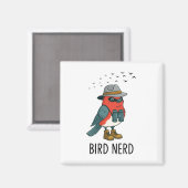 鳥のおたくおもしろい鳥観察野鳥観察鳥愛好家 マグネット (正面/裏面)