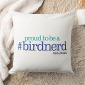 鳥のおたくがあること誇りを持った クッション (ブランケット)