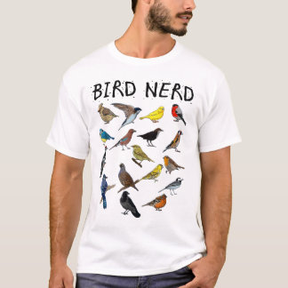 鳥のおたく違うの種類かわいい鳥の贈り物 Tシャツ