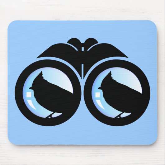 鳥のおたく マウスパッド (正面)