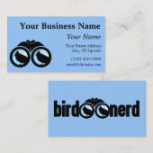 鳥のおたく 名刺 (正面/裏面)