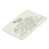 鳥のおばあちゃん詩 マグネット (左側)