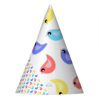 鳥のおもしろいカラフルイースターパーティー帽子 パーティーハット