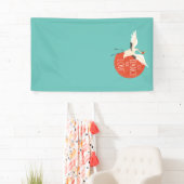 鳥のおもしろいメッセージ – 愛のために踊る1 横断幕 (インサイチュ)