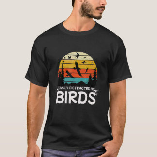 鳥のおもしろい引用文バードラバーカッコいいガーデンBirds_2 Tシャツ