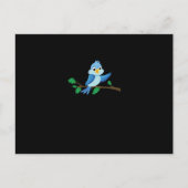 鳥のおもしろい指が反転 シーズンポストカード (正面)