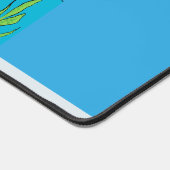 鳥のおもしろい漫画と可愛い海馬 デスクマット (コーナー)