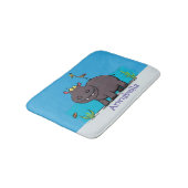 鳥のおもしろい漫画と可愛い海馬 バスマット (アングル)