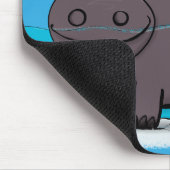 鳥のおもしろい漫画と可愛い海馬 マウスパッド (コーナー)