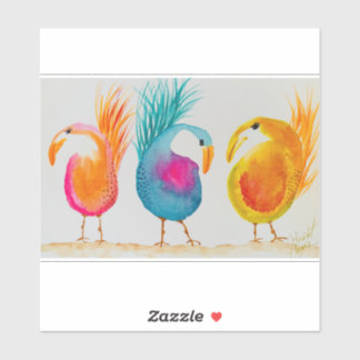 鳥のお洒落ビニール車のシール シール