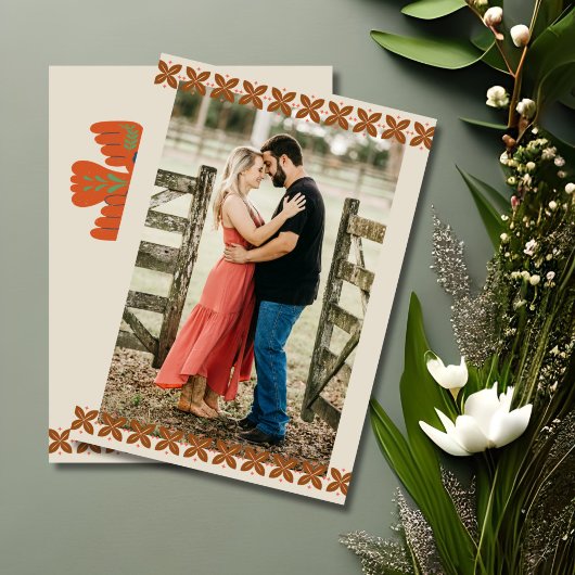 鳥のお洒落フォークアート日付を保存 招待状