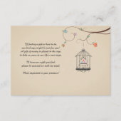 鳥のかごカードを願う愛鳥|過去記事 アドバイスカード (正面)