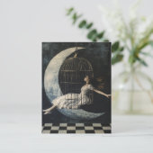 鳥のかご内でのスイング ポストカード (スタンド正面)